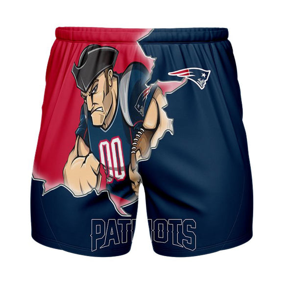 15% OFF Best Men’s New England Patriots Shorts Mascot For Sale