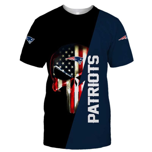 15% OFF Men’s New England Patriots T Shirt Flag USA