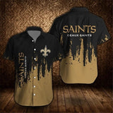 15% OFF Men’s New Orleans Saints Button Down Shirt Graffiti On Sale