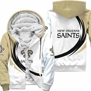 20% OFF Vintage New Orleans Saints Fleece Jacket - Limited Time Offer