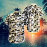 15% OFF Men's New Orleans Saints Hawaiian Shirt Palm Tree For Sale
