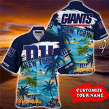 15% OFF Men's New York Giants Hawaiian Shirt Paradise Floral