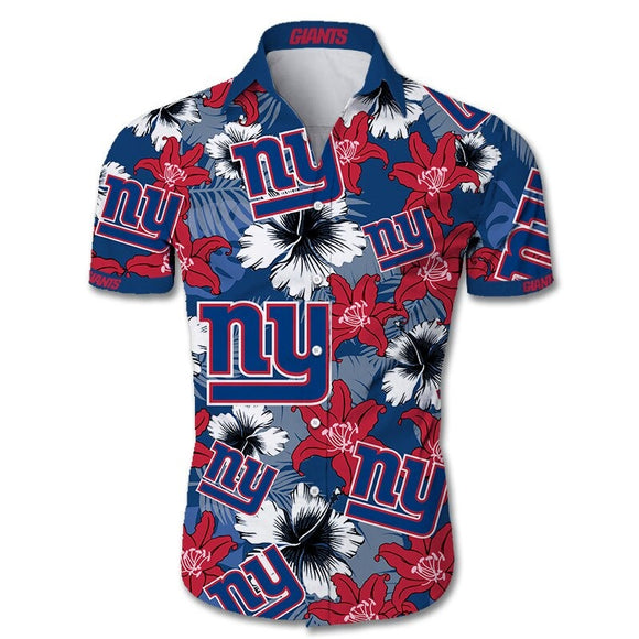15% OFF Men's New York Giants Hawaiian Shirt On Sale