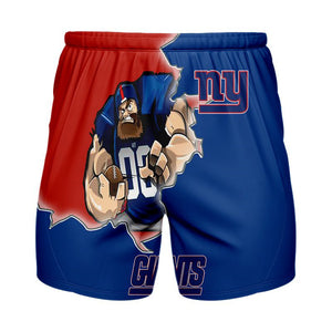 15% OFF Best Men’s New York Giants Shorts Mascot For Sale