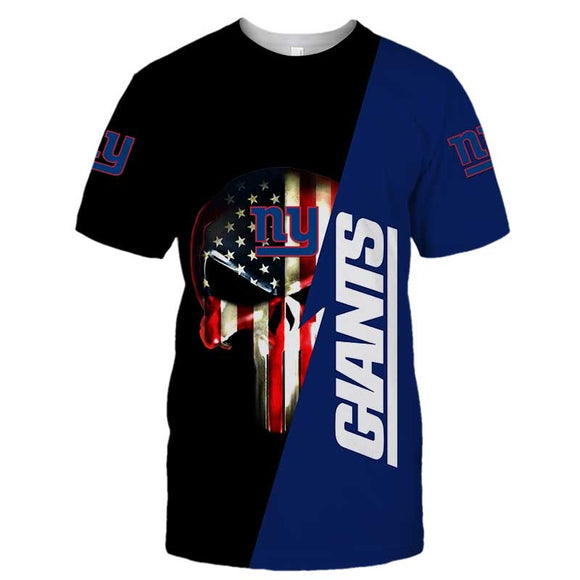15% OFF Men’s New York Giants T Shirt Flag USA