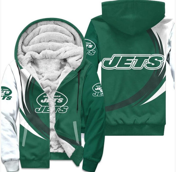 20% OFF Vintage New York Jets Fleece Jacket - Limited Time Offer