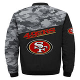17% OFF Men's San Francisco 49ers Military Jacket - Limited Time Offer