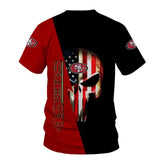 15% OFF Men’s San Francisco 49ers T Shirt Flag USA