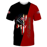 15% OFF Men’s San Francisco 49ers T Shirt Flag USA
