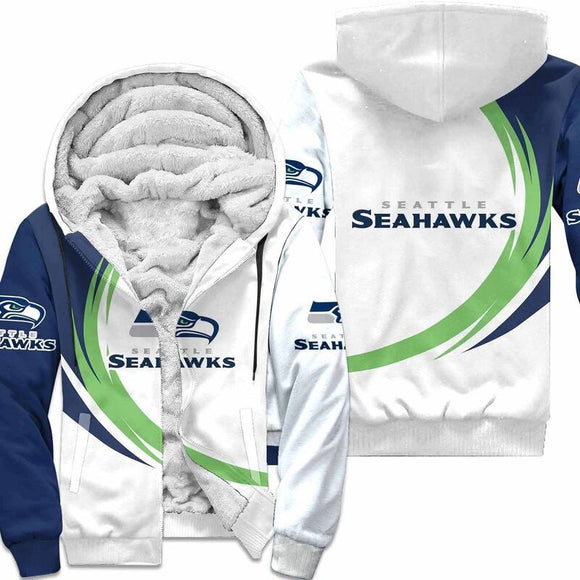 20% OFF Vintage Seattle Seahawks Fleece Jacket - Limited Time Offer