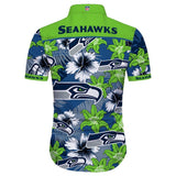 15% OFF Men's Seattle Seahawks Hawaiian Shirt On Sale