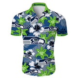 15% OFF Men's Seattle Seahawks Hawaiian Shirt On Sale