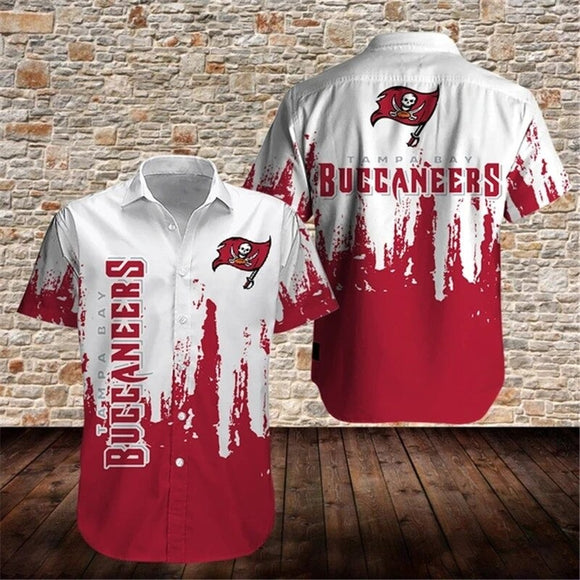 15% OFF Men’s Tampa Bay Buccaneers Button Down Shirt Graffiti On Sale