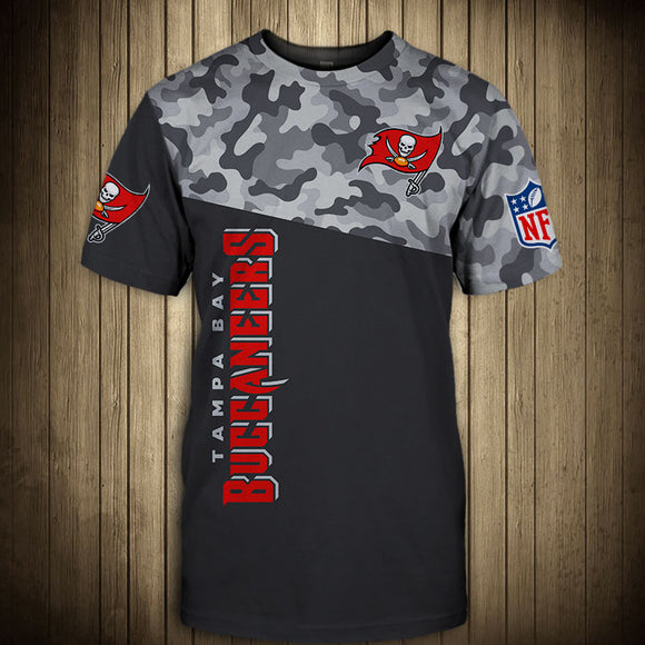 15% OFF Men’s Tampa Bay Buccaneers Camo T-shirt - Plus Size Available