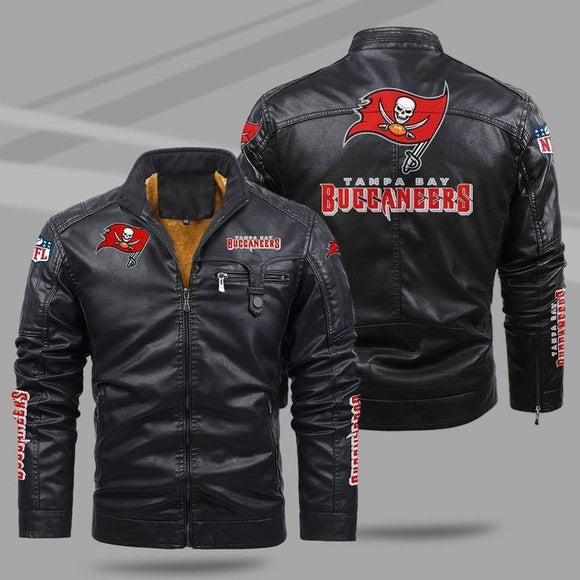 20% OFF Best Men's Tampa Bay Buccaneers Leather Jackets Motorcycle Cheap