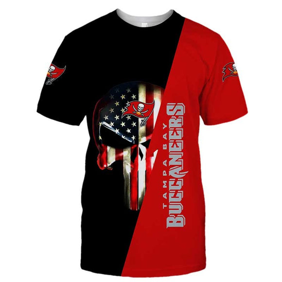 Men’s Tampa Bay Buccaneers T Shirt Flag USA