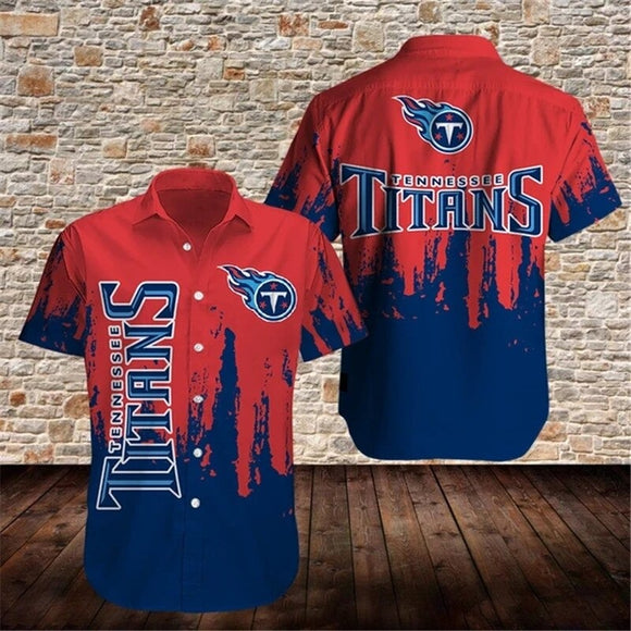 15% OFF Men’s Tennessee Titans Button Down Shirt Graffiti On Sale
