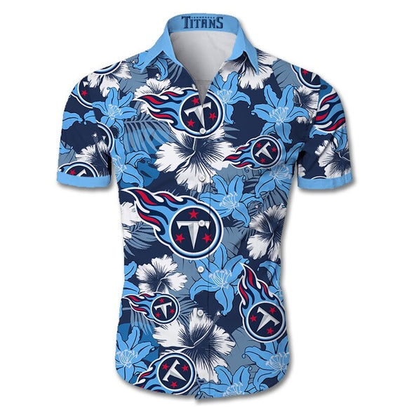 15% OFF Men's Tennessee Titans Hawaiian Shirt On Sale