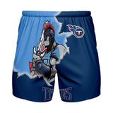 15% OFF Best Men’s Tennessee Titans Shorts Mascot For Sale
