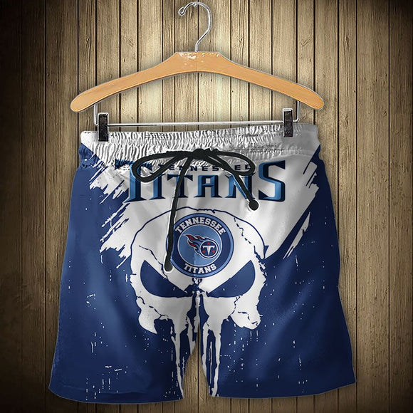 15% SALE OFF Men’s Tennessee Titans Skull Shorts For Sale