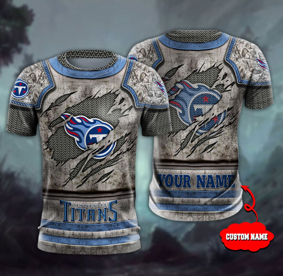 15% OFF Men’s Warrior Tennessee Titans T Shirt Custom Name