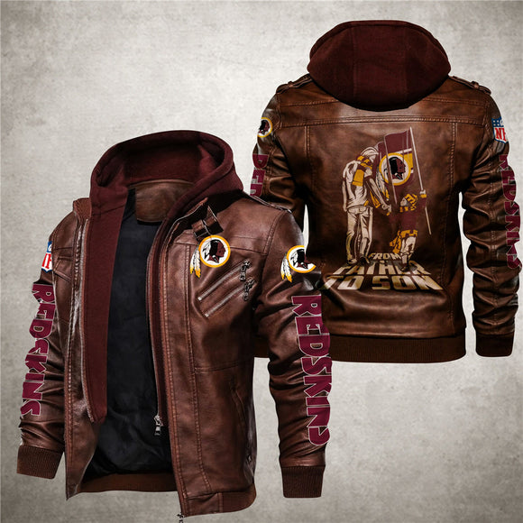 30 % OFF Men’s Washington Commanders Leather Jacket - Hurry Up Limited Time