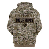 Up To 20% OFF Miami Dolphins Camo Hoodie Cheap - Limited Time Sale