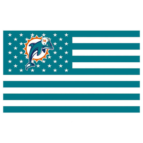 25% OFF Miami Dolphins Flag American Stars & Stripes For Sale