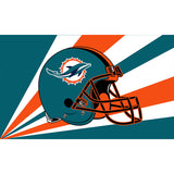 Up To 25% OFF Miami Dolphins Flags Helmet 3x5ft
