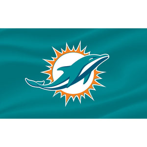 25% OFF Miami Dolphins Flags 3x5 Team Logo - Only Today