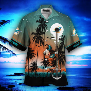 18% OFF Cheap Miami Dolphins Hawaiian Shirt Hawaii Night Sky