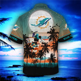 18% OFF Cheap Miami Dolphins Hawaiian Shirt Hawaii Night Sky