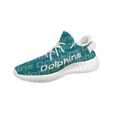 Miami Dolphins Shoes Team Name Repeat - Yeezy Boost 350 style