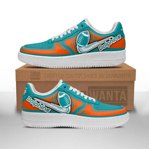 23% OFF Best Miami Dolphins Sneakers Air Force Mens Womens