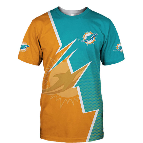 15% OFF Miami Dolphins Tee Shirts Zigzag On Sale - Hurry up!