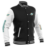 18% SALE OFF Men’s Miami Dolphins Full-nap Jacket On Sale