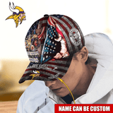 Lowest Price Minnesota Vikings Baseball Caps Mascot Flag Custom Name