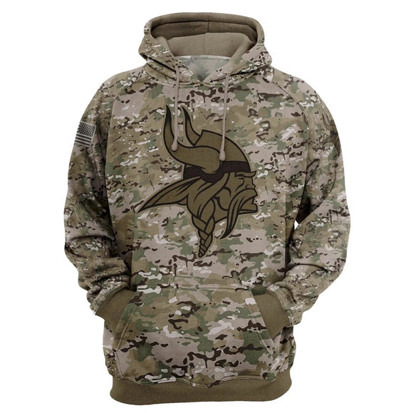 Up To 20% OFF Minnesota Vikings Camo Hoodie Cheap - Limited Time Sale