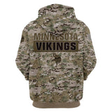 Up To 20% OFF Minnesota Vikings Camo Hoodie Cheap - Limited Time Sale