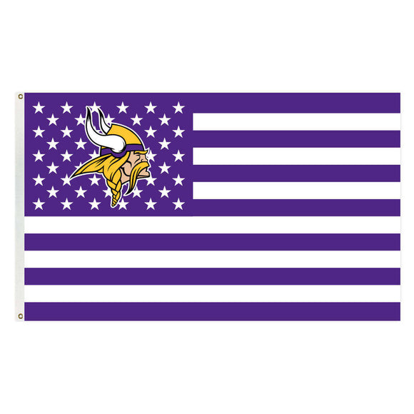 25% OFF Minnesota Vikings Flag American Stars & Stripes For Sale