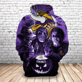 Buy Minnesota Vikings Hoodies Halloween Horror Night 20% OFF Now