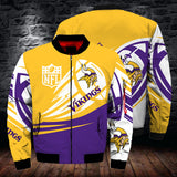 17% OFF Hot Minnesota Vikings Jacket Mens Ultra-balls Graphic