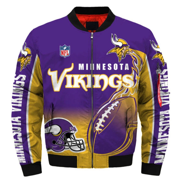 17% OFF Men’s Minnesota Vikings Jacket Helmet - Limitted Time Offer