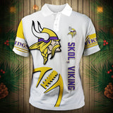 20% OFF Best Men’s White Minnesota Vikings Polo Shirt For Sale