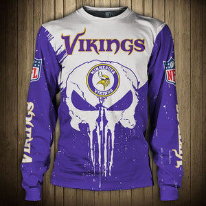 20% OFF Men’s Minnesota Vikings Sweatshirt Punisher On Sale