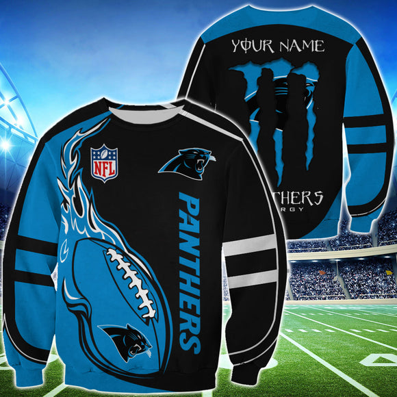 20% OFF Monster Energy Carolina Panthers Sweatshirt Custom Name
