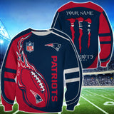20% OFF Monster Energy New England Patriots Sweatshirt Custom Name