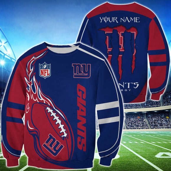 20% OFF Monster Energy New York Giants Sweatshirt Custom Name