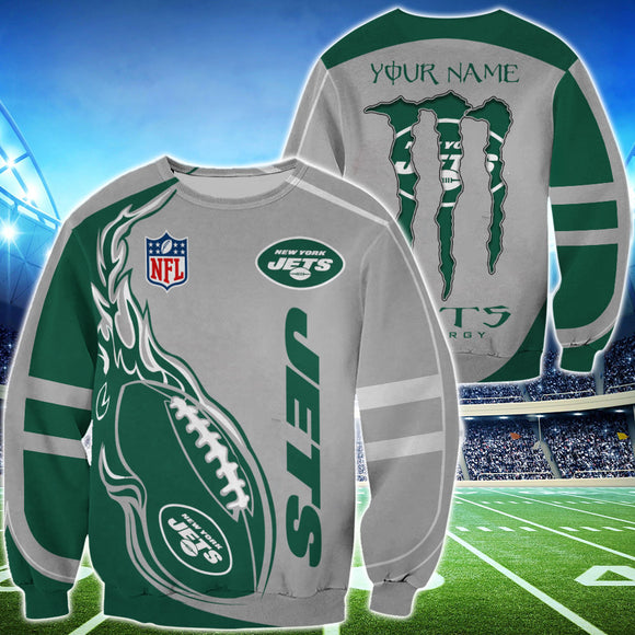 20% OFF Monster Energy New York Jets Sweatshirt Custom Name