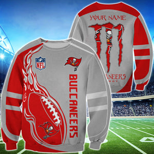 20% OFF Monster Energy Tampa Bay Buccaneers Sweatshirt Custom Name